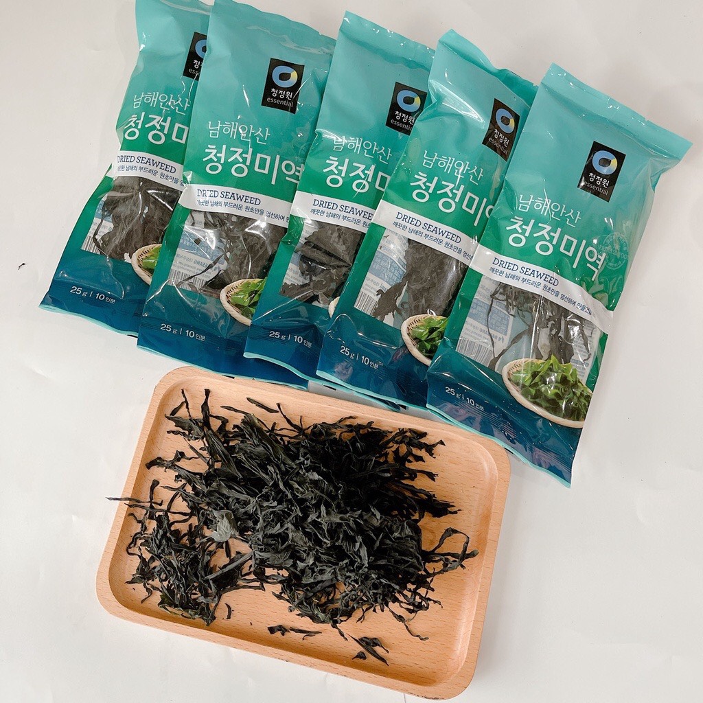 Rong biển nấu canh / rong khô hàn quốc 25g daesang