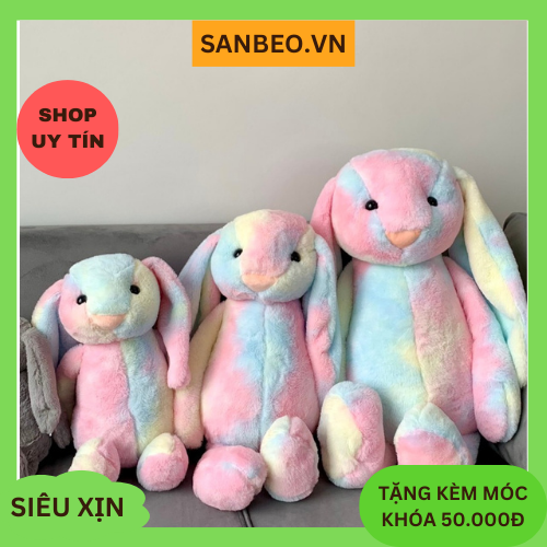 Gấu Bông Thỏ Tai Dài Jellycat Bunny Phiên Bản Đặc Biệt Galaxy Ultimate, Thú Nhồi Bông Thỏ Hoạt Hình Dễ Thương - SANBEO.VN