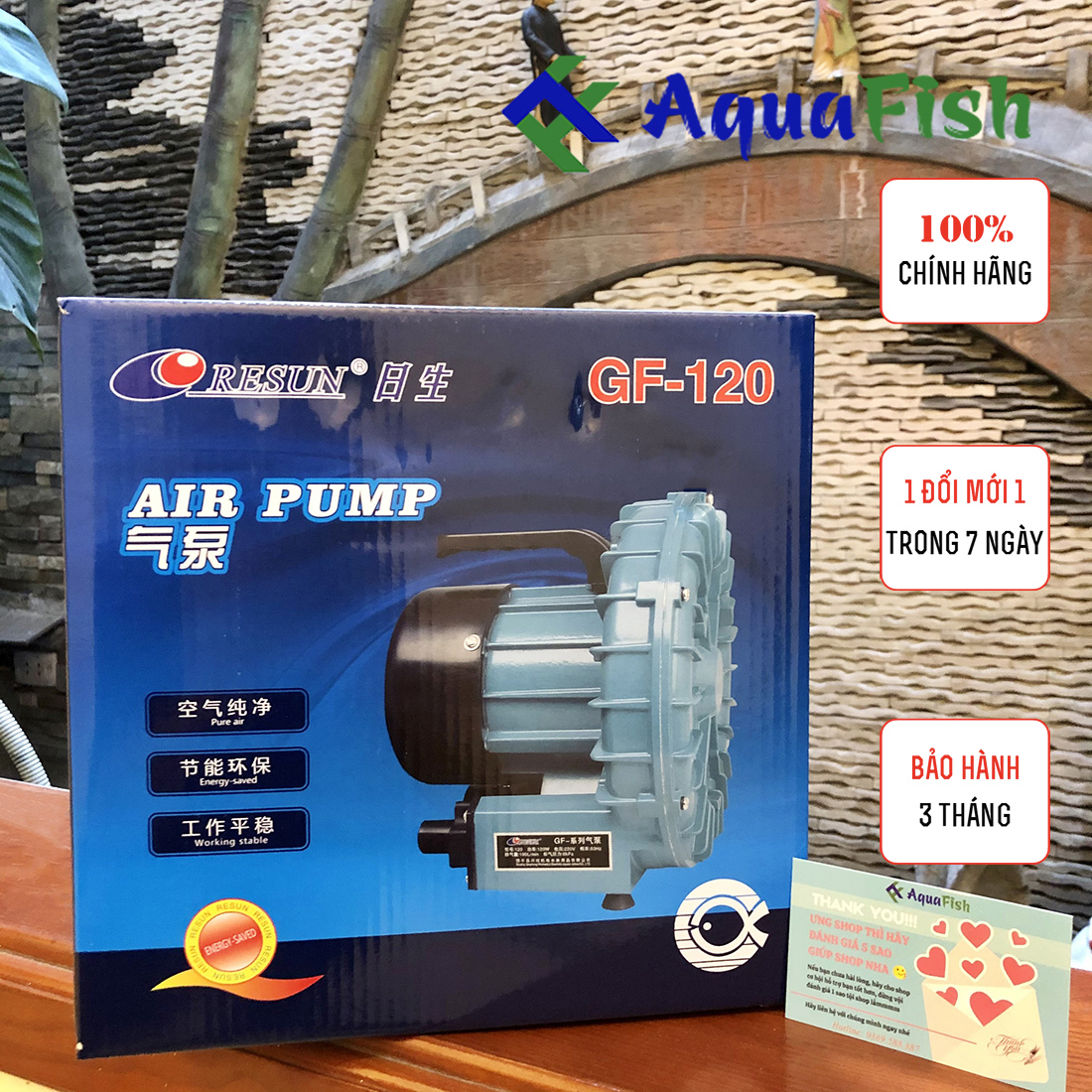 Máy sủi cánh quạt resun gf120, gf180, gf250