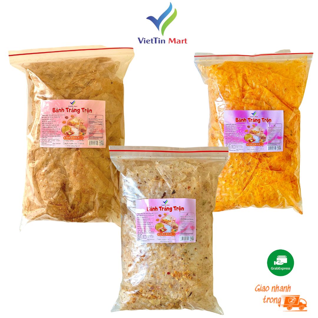 Bánh tráng muối nhuyễn nhiều vị 500g viettin mart