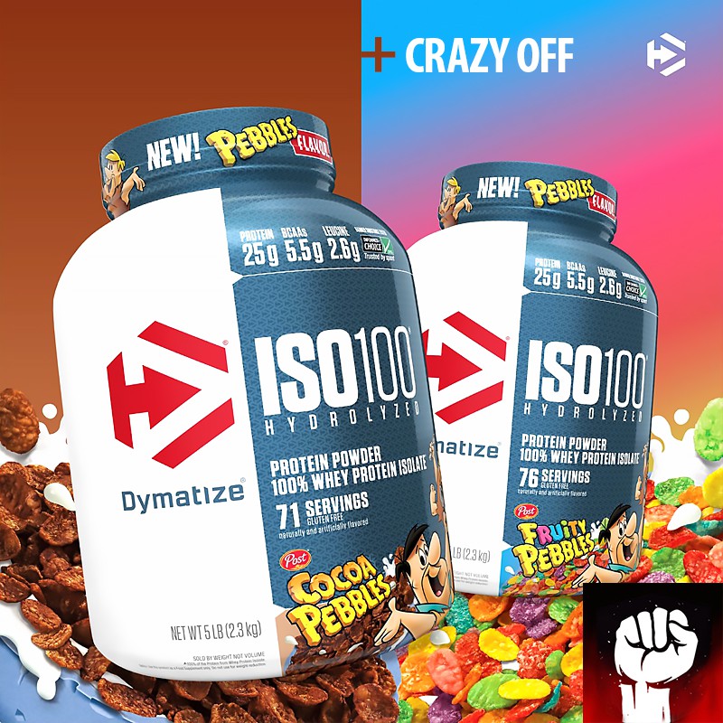 [HCM]Dymatize Iso 100 5lbs  Sữa Whey Tăng Cơ Giảm Mỡ 2.27kg - Chính Hãng - Muscle Fitness