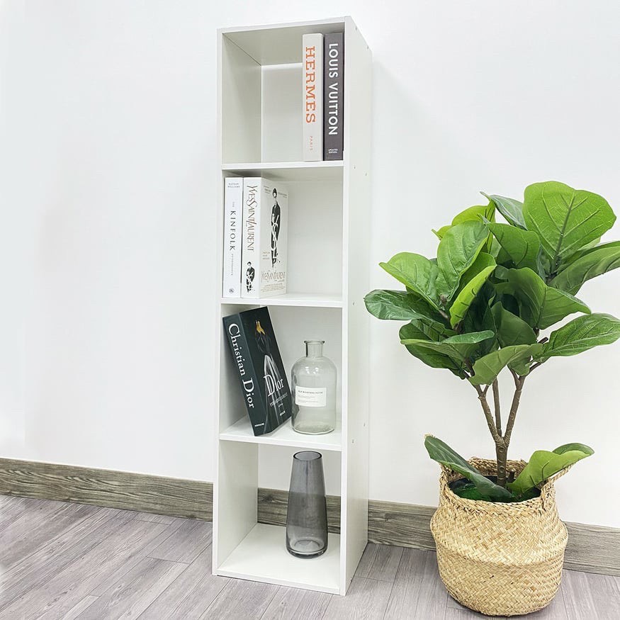 Kệ sách gỗ - kệ đa năng tổ ong nhiều tầng lắp ghép cực tiện ích