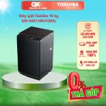 Máy giặt Toshiba 10 kg AW-DM1100JV(MK) - Thiết kế sang trọng với vỏ máy kim loại Công nghệ Greatwaves giặt siêu sạch - GIAO TOÀN QUỐC