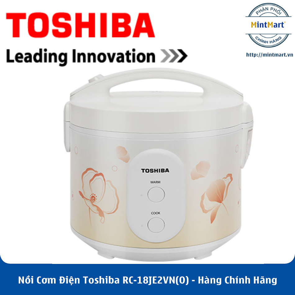 Nồi cơm điện toshiba rc-18je2vn - hàng chính hãng