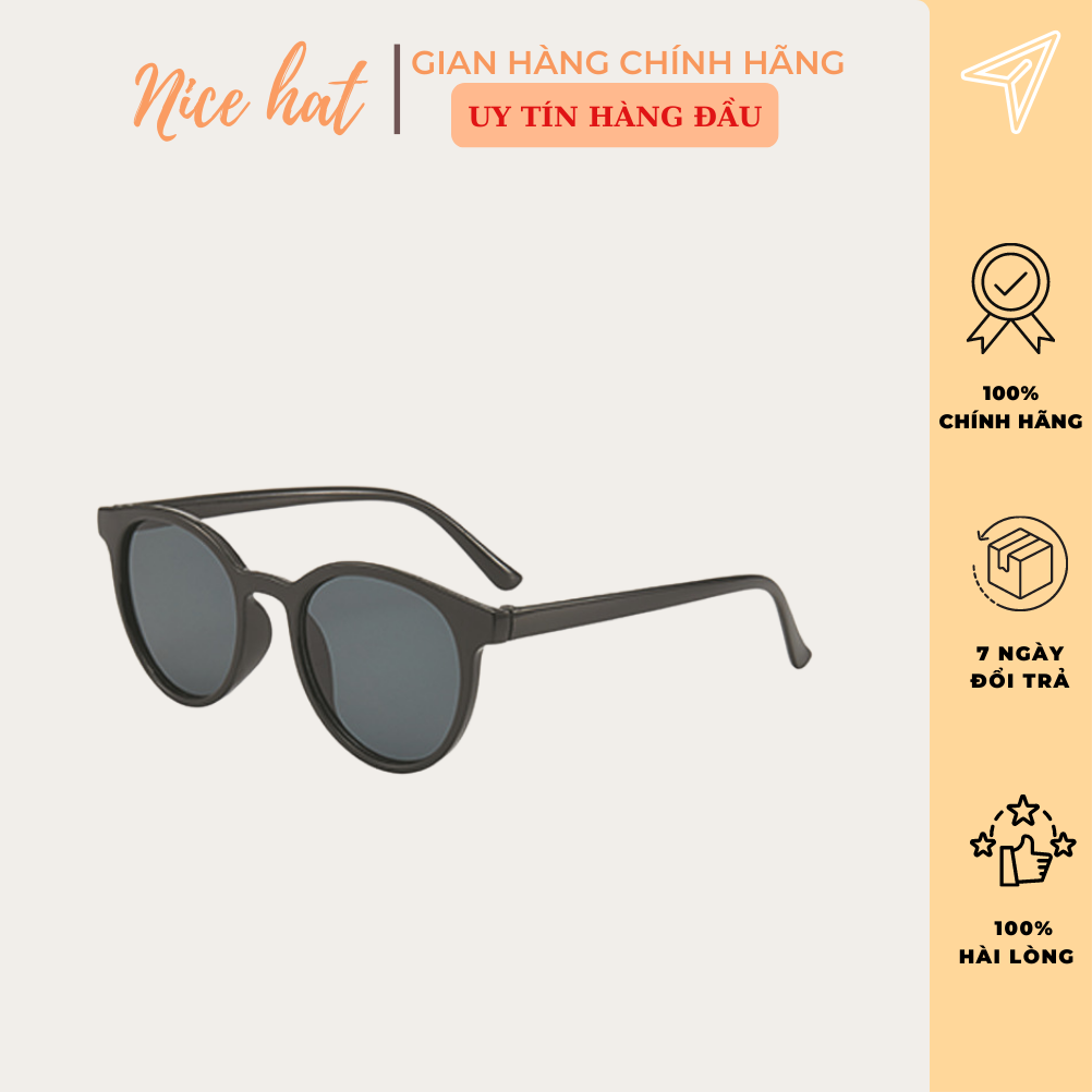Kính râm gọng tròn nhỏ phong cách hàn quốc - kr02