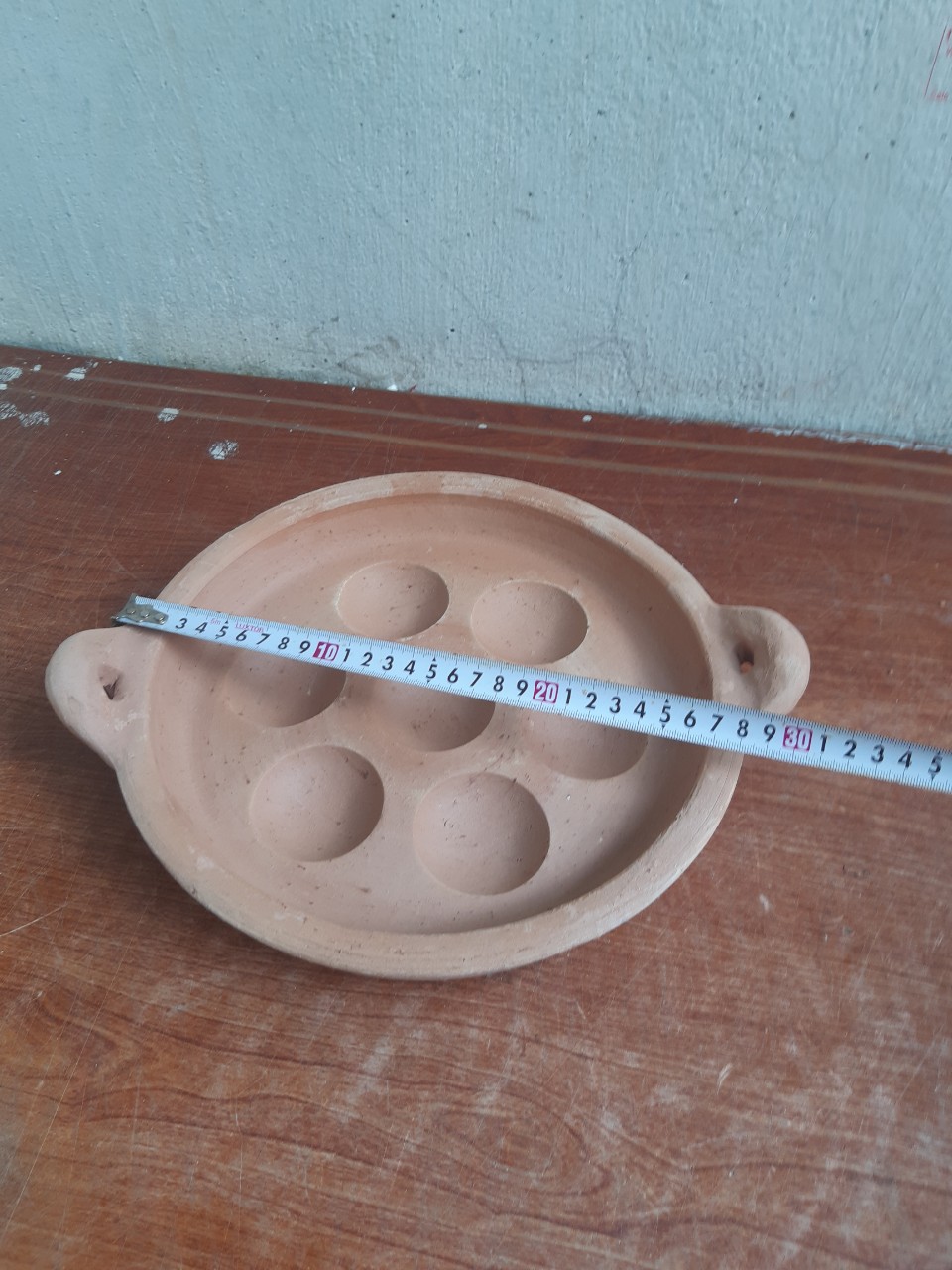 khuôn bánh khọt đất nung 7 lổ