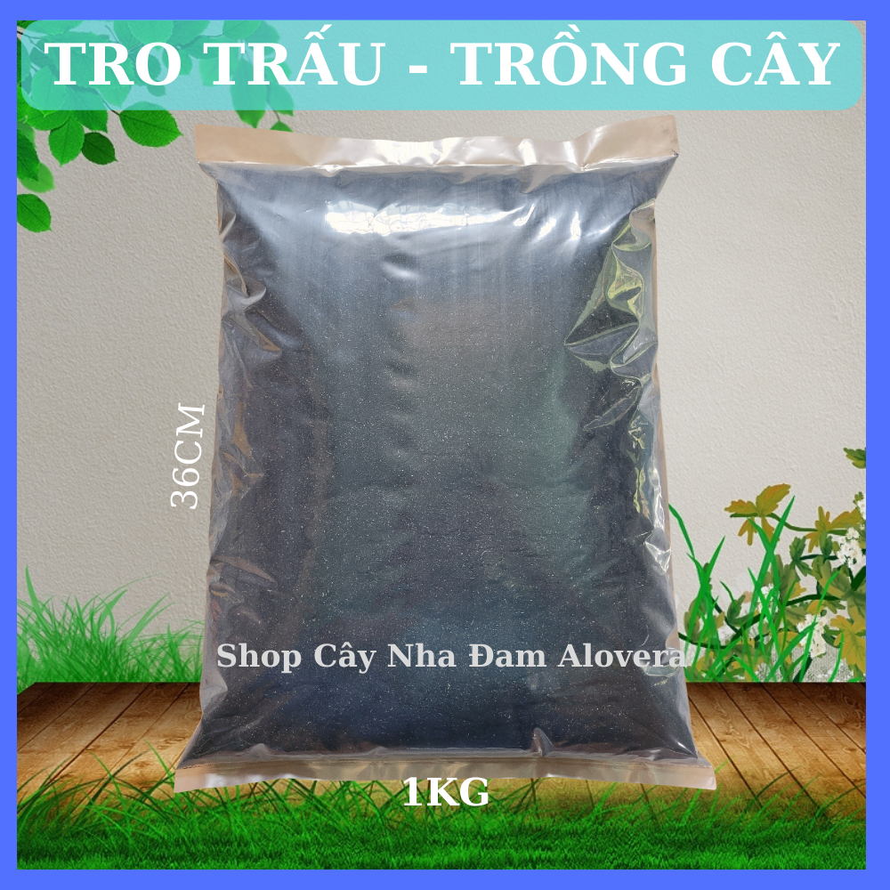Tro trấu trồng cây hoa cảnh 1kg