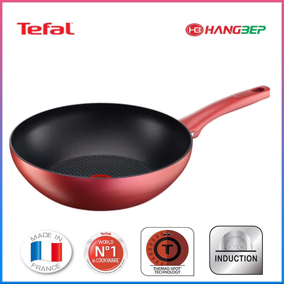 Chảo xào chống dính đế từ 28cm Tefal Character nhập khẩu Pháp