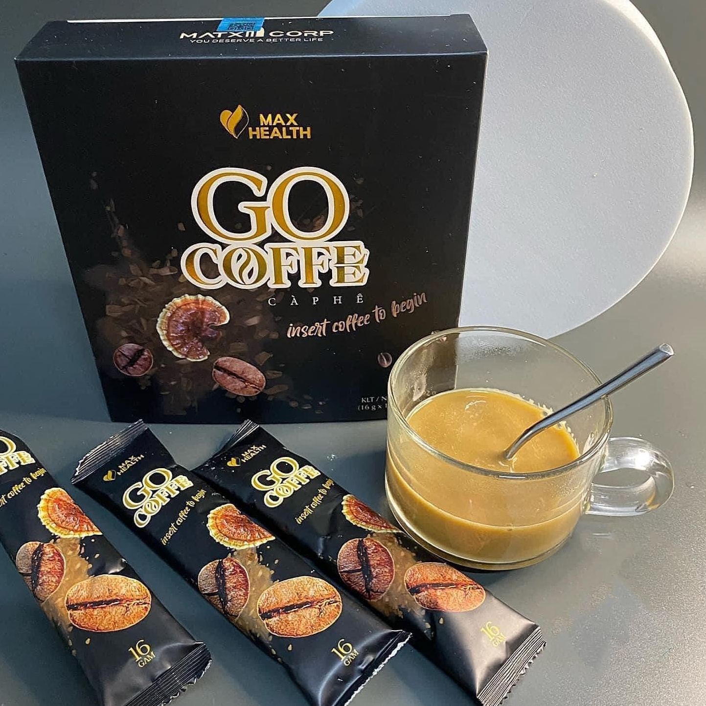 Cà phê giảm cân Go Coffe Matxi Corp hỗ trợ giảm cân, giảm mỡ