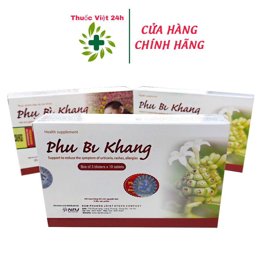 Phụ Bì Khang - Giảm mẩn ngứa tăng cường chức năng gan - thuocviet24h