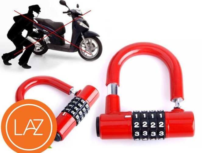 [HCM]Ổ khóa chữ U càng dài GHL (250mm) (200mm) (150mm) - BH 12 tháng