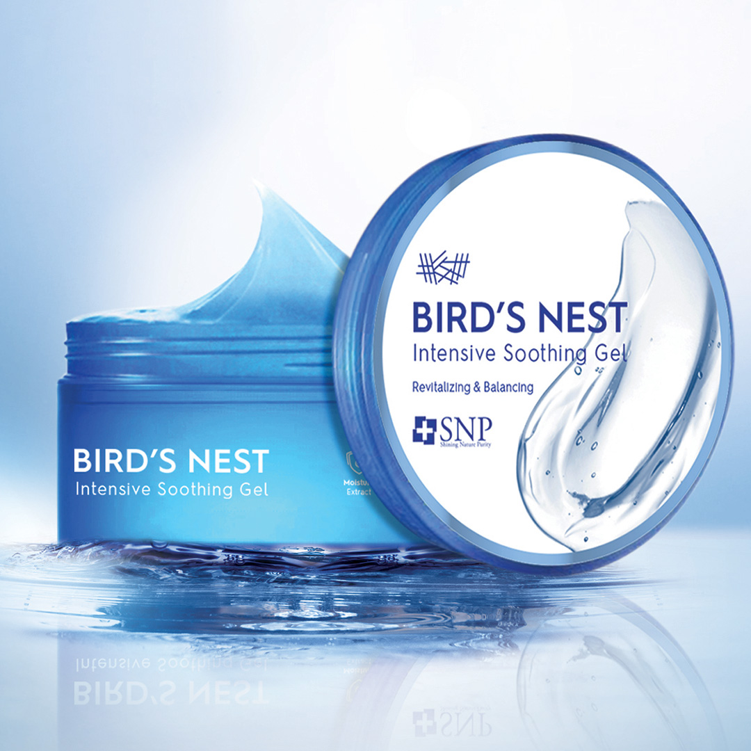 Gel dưỡng ẩm làm dịu da chuyên sâu tinh chất tổ yến snp birds nest intensive soothing gel