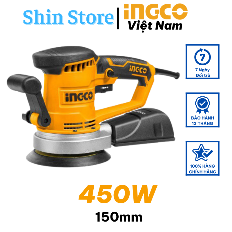 Máy chà nhám ingco 450w rs4508 -shinstore