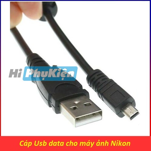 Cáp usb truyền data cho máy ảnh nik0n coolpix l19, l20, s620, d7100, l110, l21, l22, s3000, s4000, s6000, s8000
