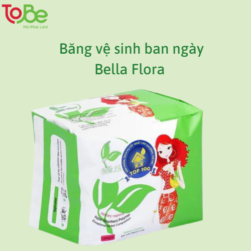 Băng vệ sinh lướt lụa siêu thấm Bella Flora rãnh chống tràn an toàn