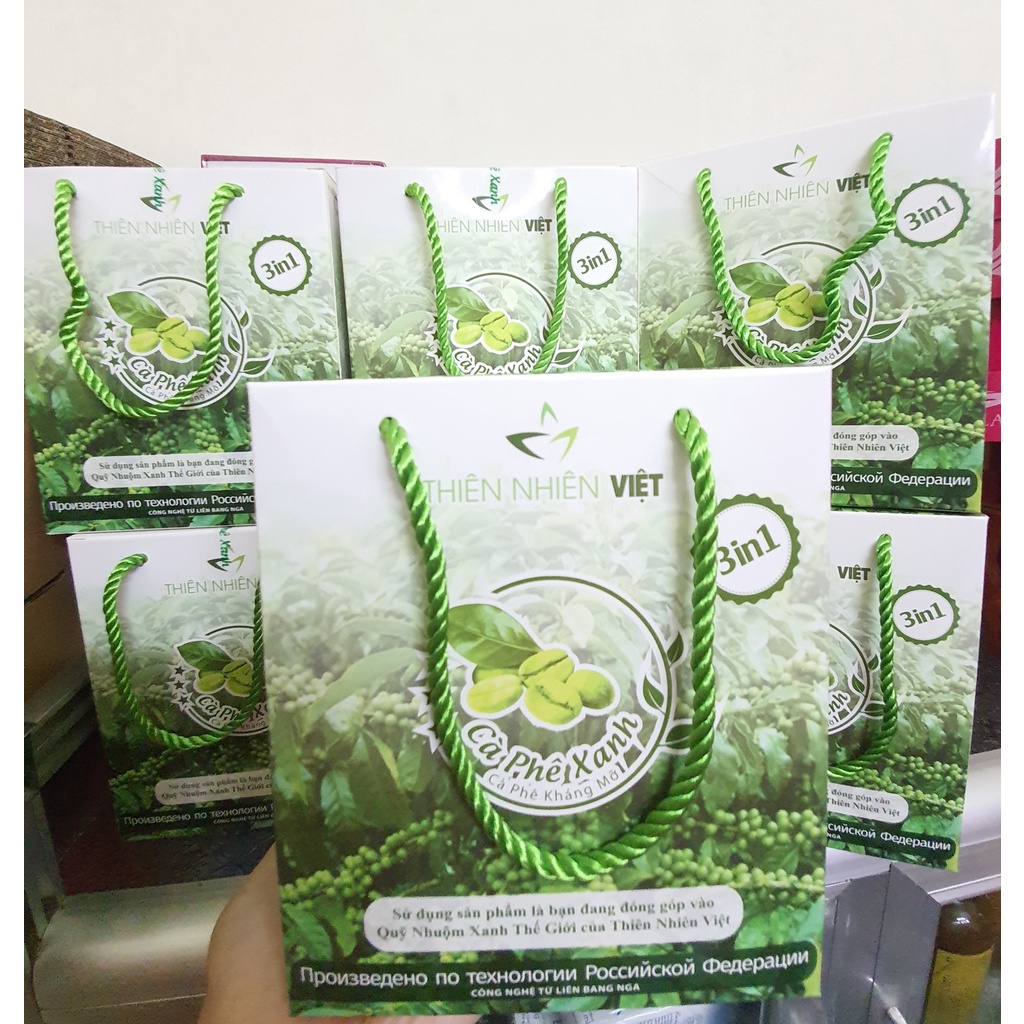 Cà phê xanh thiên nhiên việt kháng mỡ hỗ trợ giảm cân hiệu quả