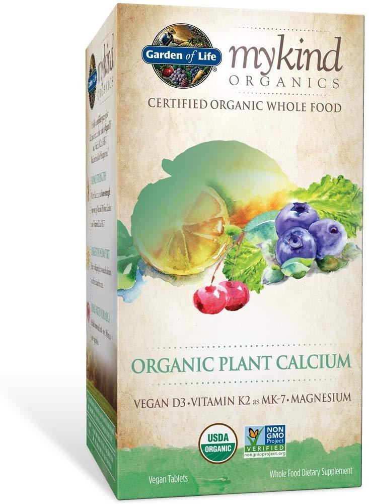 [Hoàn Tiền 15%][HCM]Calcium thực vật hữu cơ Mykind Garden of Life 180v