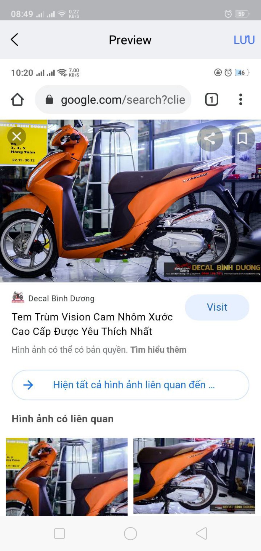 DÀN ÁO CHO XE MÁY HONDA VISION  Dàn nhựa xe máy Sài Gòn  Facebook