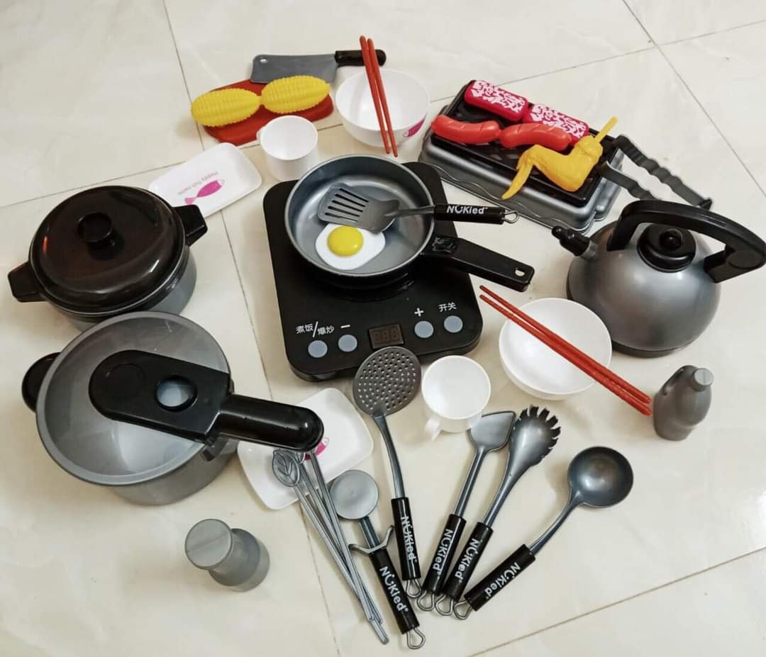 Bộ nấu ăn cho bé 36 chi tiết, bộ đồ nấu ăn đồ chơi cho bé
