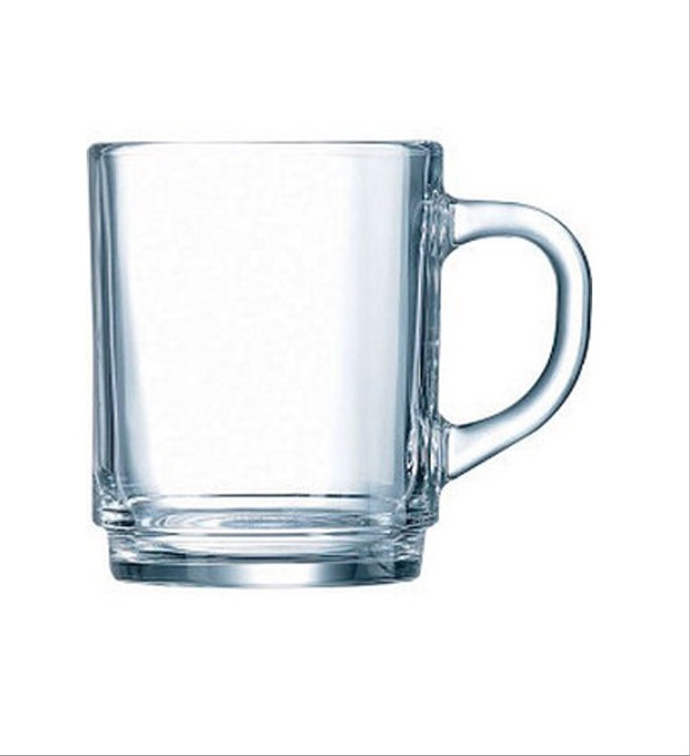 Combo 6 Ly thủy tinh cường lực Cafe Capuccino 250ml