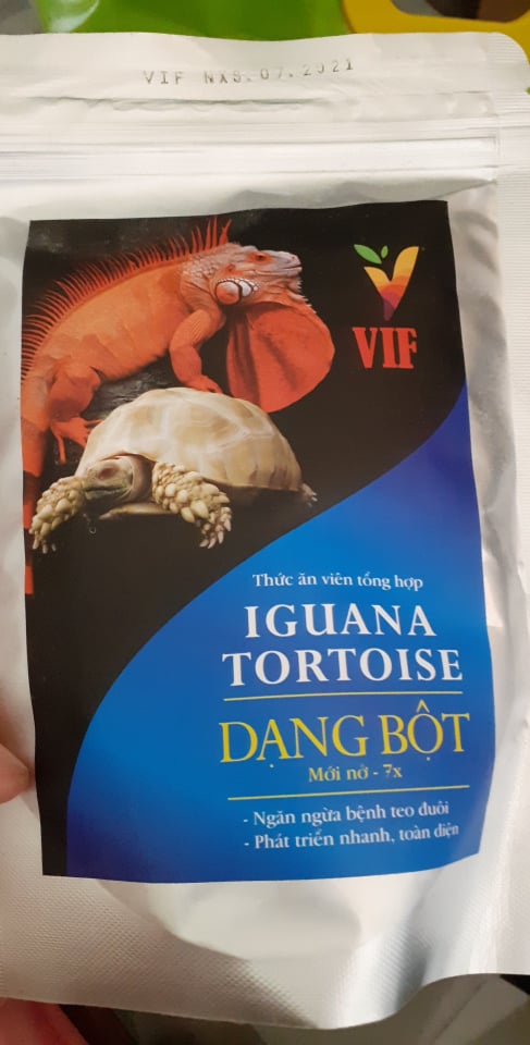 Thức ăn dạng bột cho rồng Nam Mỹ Iguana - VIF Iguana Tortoise 200g