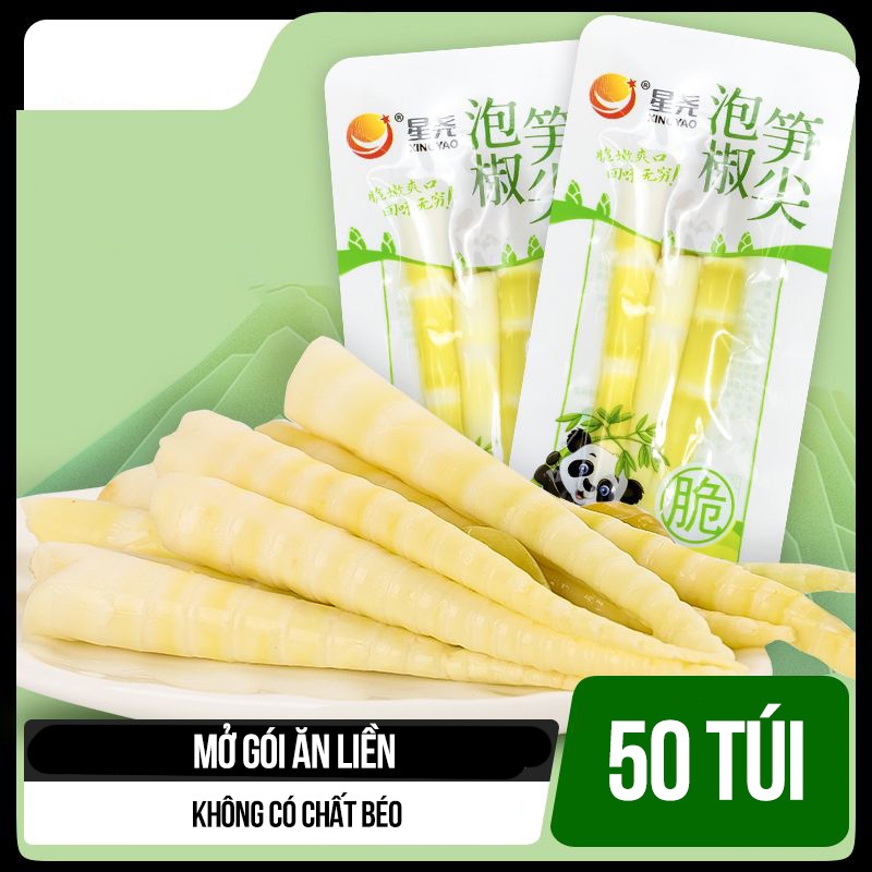 Măng Trúc Chua Cay Tứ Xuyên 26g – Măng Giòn Ăn Liền Từ Túi, Đồ Ăn Vặt Chua Cay Đóng Gói Nhỏ