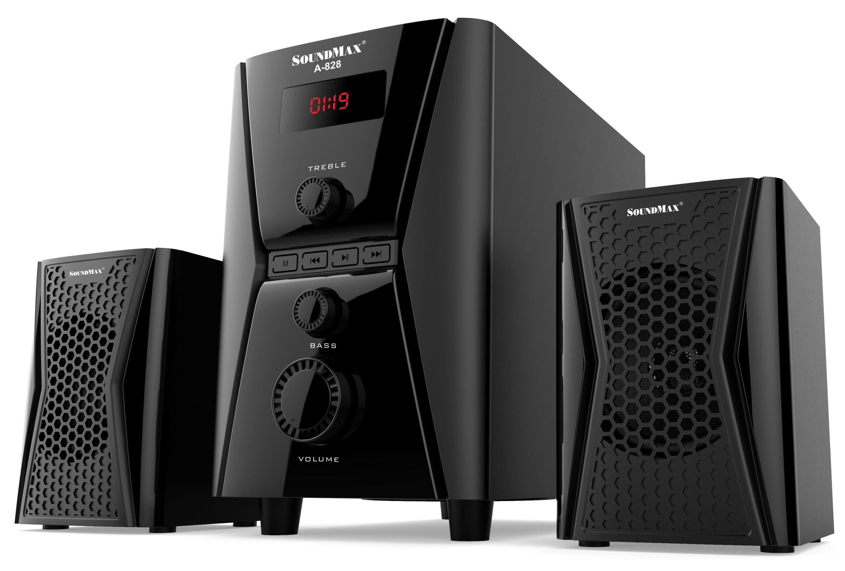 Loa bluetooth vi tính soundmax a828 - dòng mới thương hiệu soundmax 2022 - bh chính hãng 12 tháng