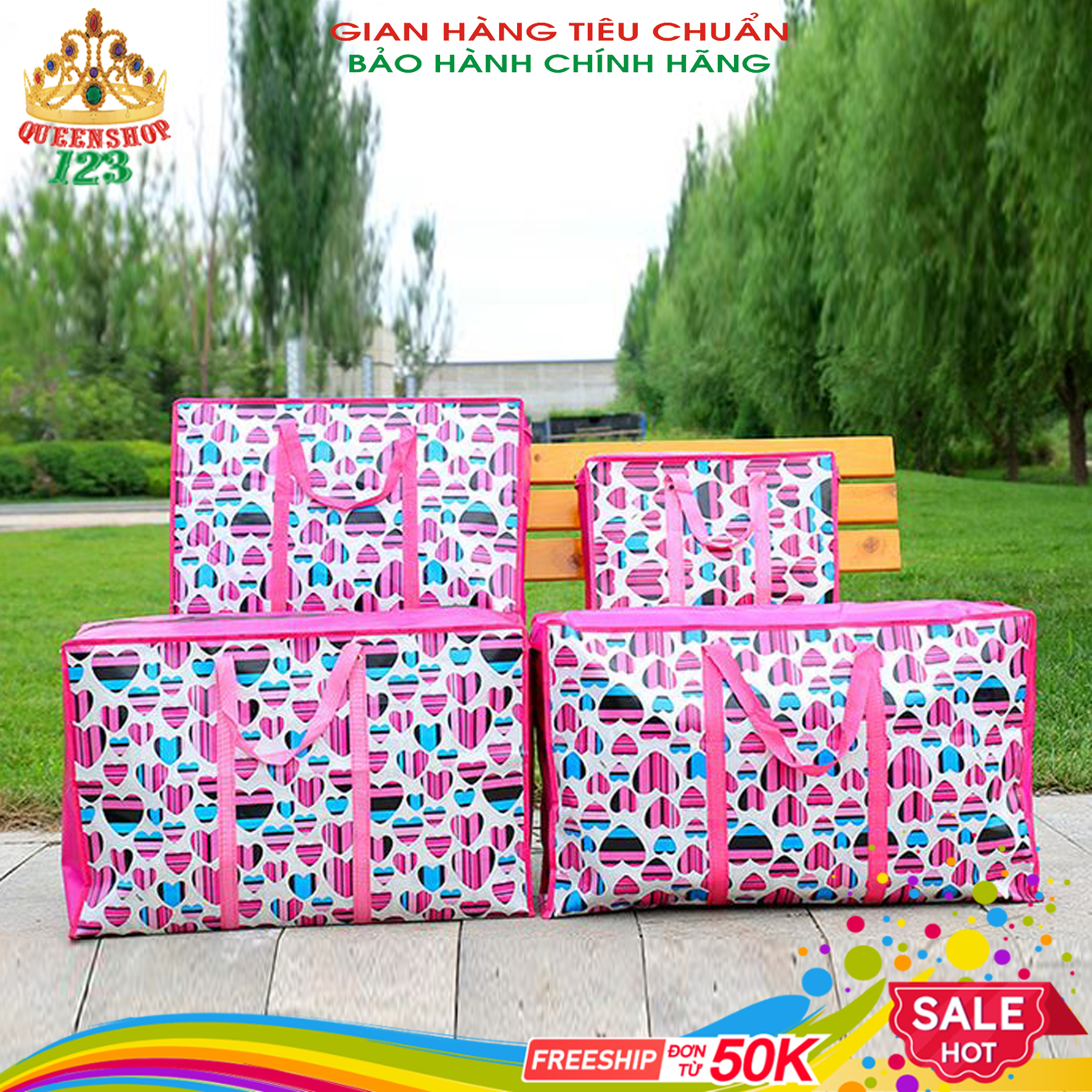 Túi bạt giá rẻ. Túi bạt dứa đựng chăn chống nước nhiều kích thước 20 - 90 cm. Túi bạt siêu to, siêu rẻ, siêu bền, chống thấm nước.