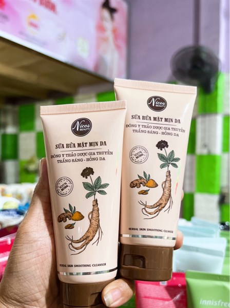 Sữa rửa mặt đông y gia truyền nicos thanh nhi