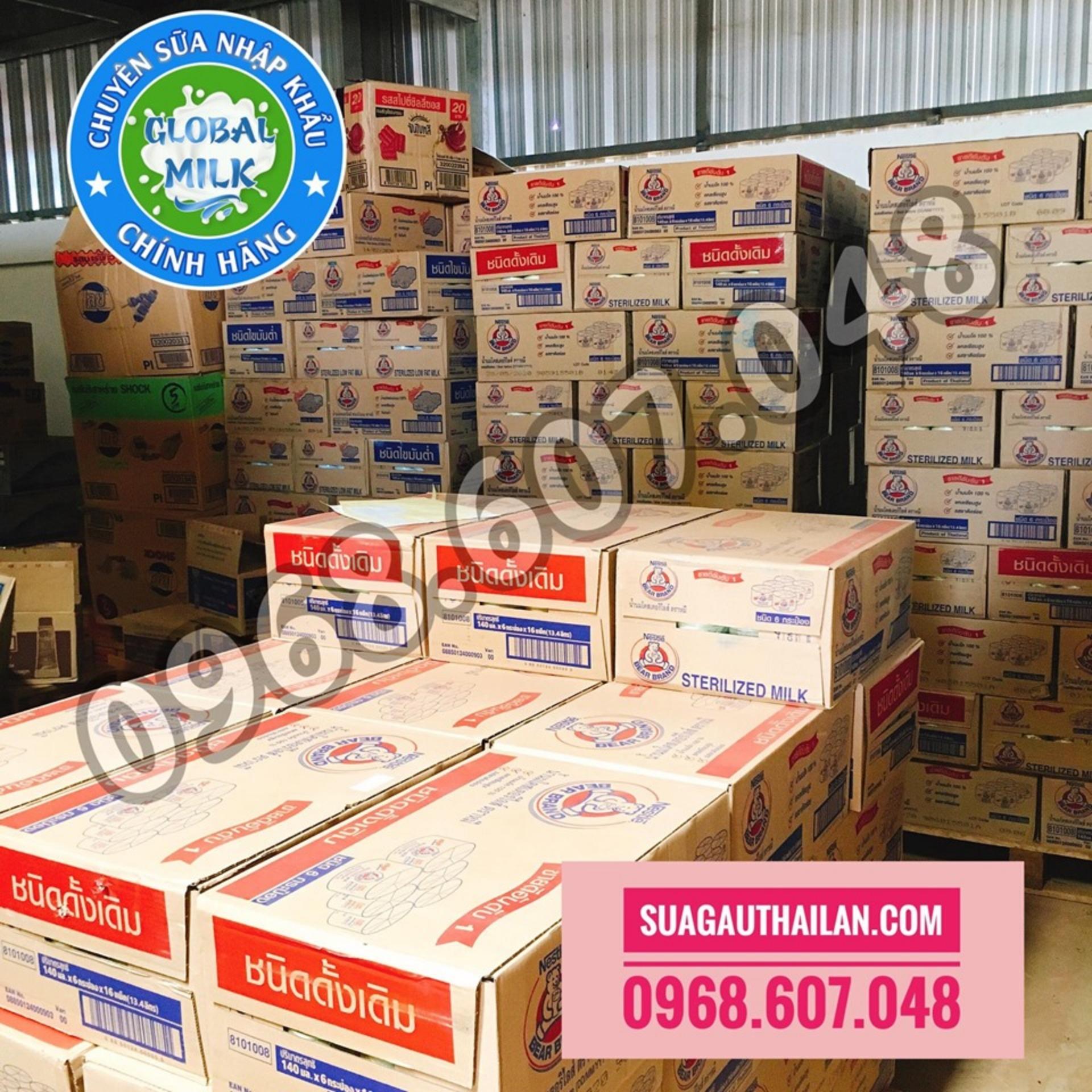 Sữa gấu nestlé thái lan xanh
