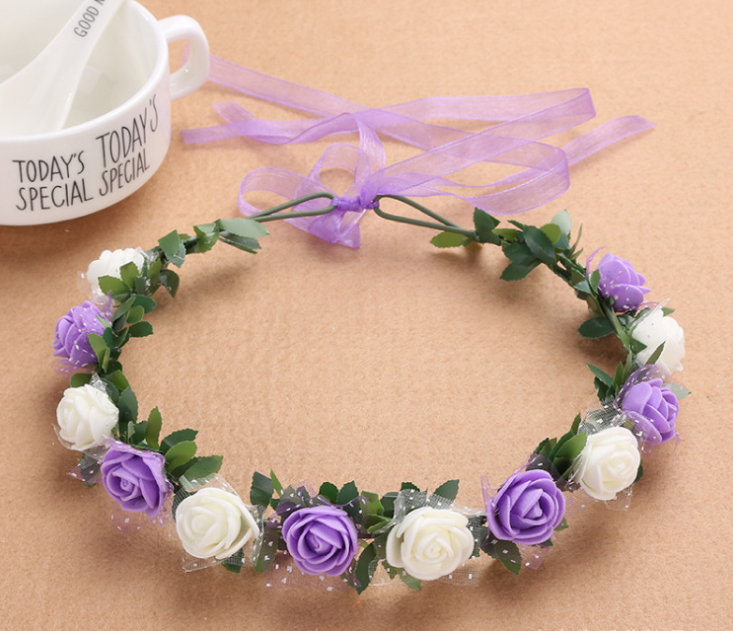 Vòng hoa đội đầu vòng hoa cô dâu vòng hoa chụp hình vòng hoa kỷ yếu vòng hoa cho bé vòng hoa