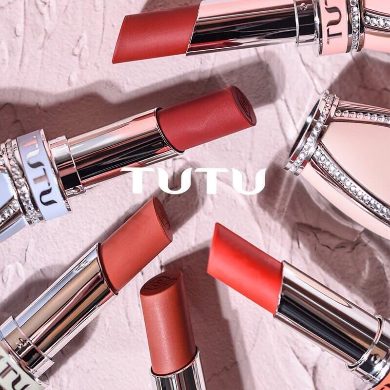 [HCM]Son thỏi chất lỳ 5 màu thời thượng TuTu hình nơ xinh xắn độc lạ 2019 - Tommy STORE