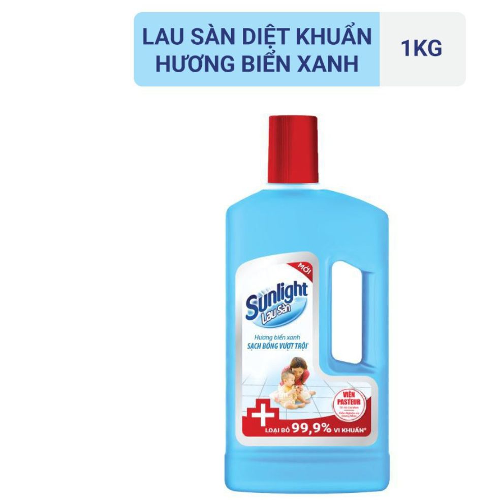 Nước lau sàn Sunlight Diệt Khuẩn hương Biển xanh 1kg