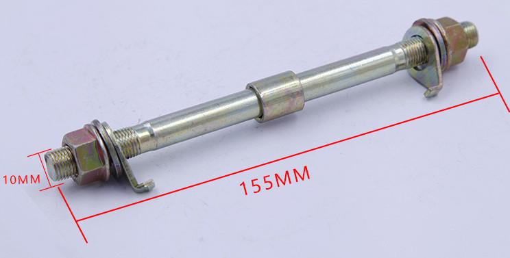 Trục xe điện, trục trước bánh xe scooter loại 10*155mm