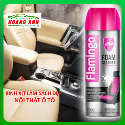 Bình Xịt Làm Sạch Xe ô tô Đa Năng Dạng Bọt Flamingo 650ml - Nội Thất Gia Đình  Vệ Sinh NộiThất Xe Hơi