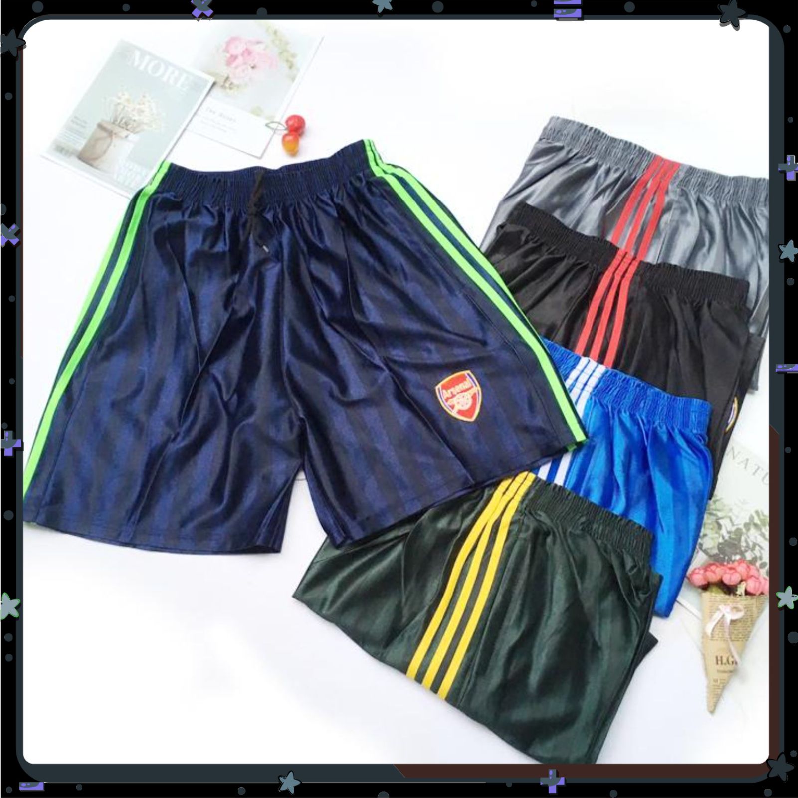 [HCM]COMBO 5 Quần Đùi CHEASES Nam - Quần short  vải dù Nam mặc nhà thoáng mát cao cấp