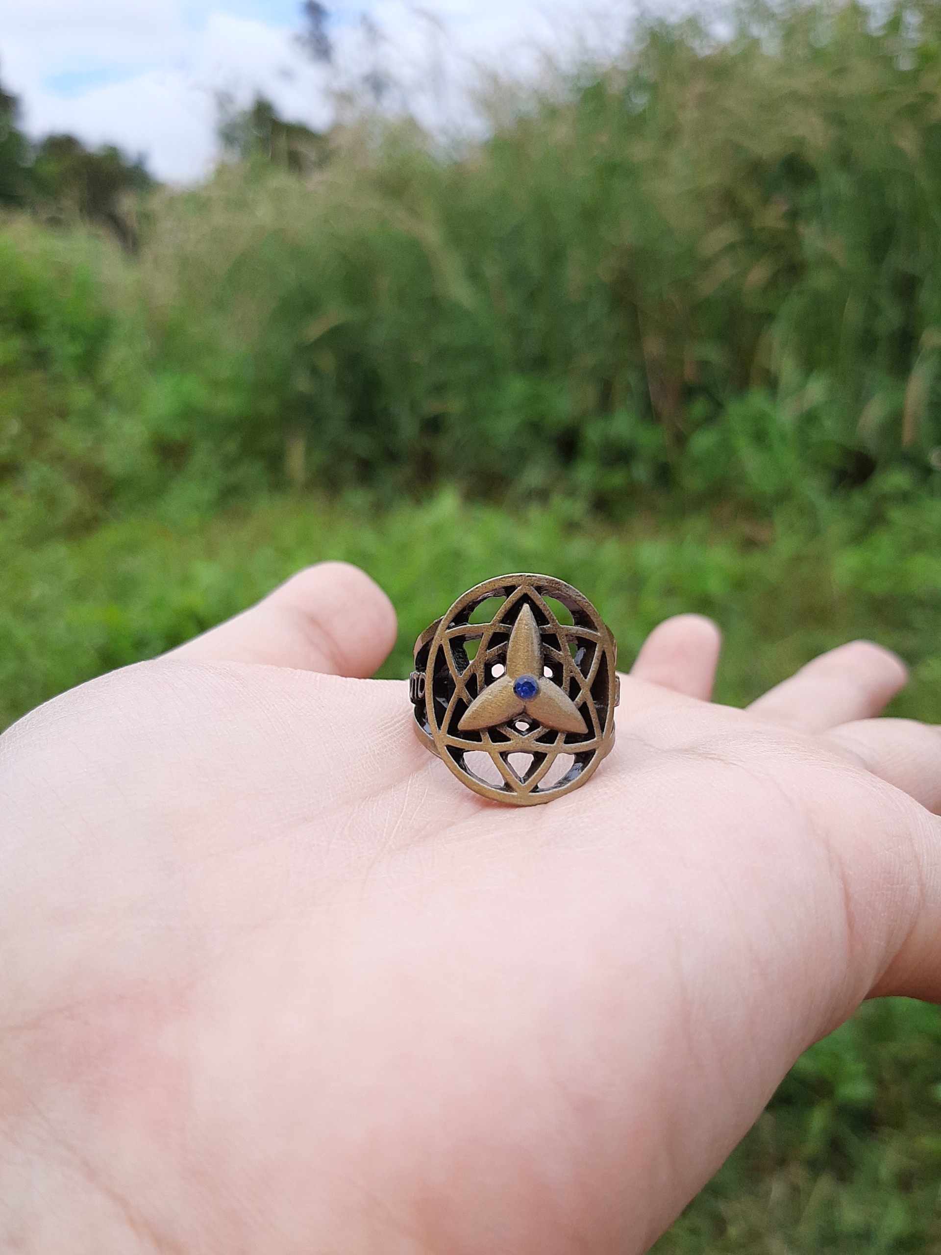 Nhẫn sasuke eternal sharingan - Nhẫn Naruto đồng - Baystore