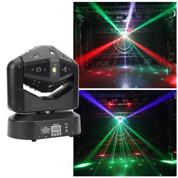 Đèn moving 16 mắt new - kiểu dáng độc đáo - thích hợp dùng trong vũ trường , quán bar.