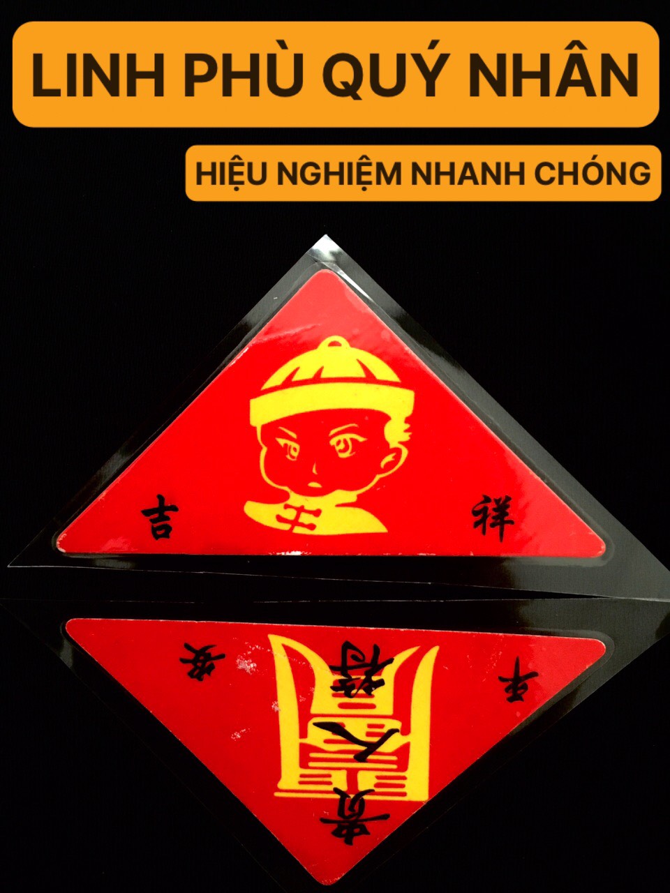 [HCM]Linh Phù tam giác Quý Nhân phù trợ giúp đỡ lúc khó khăn - Đã chú