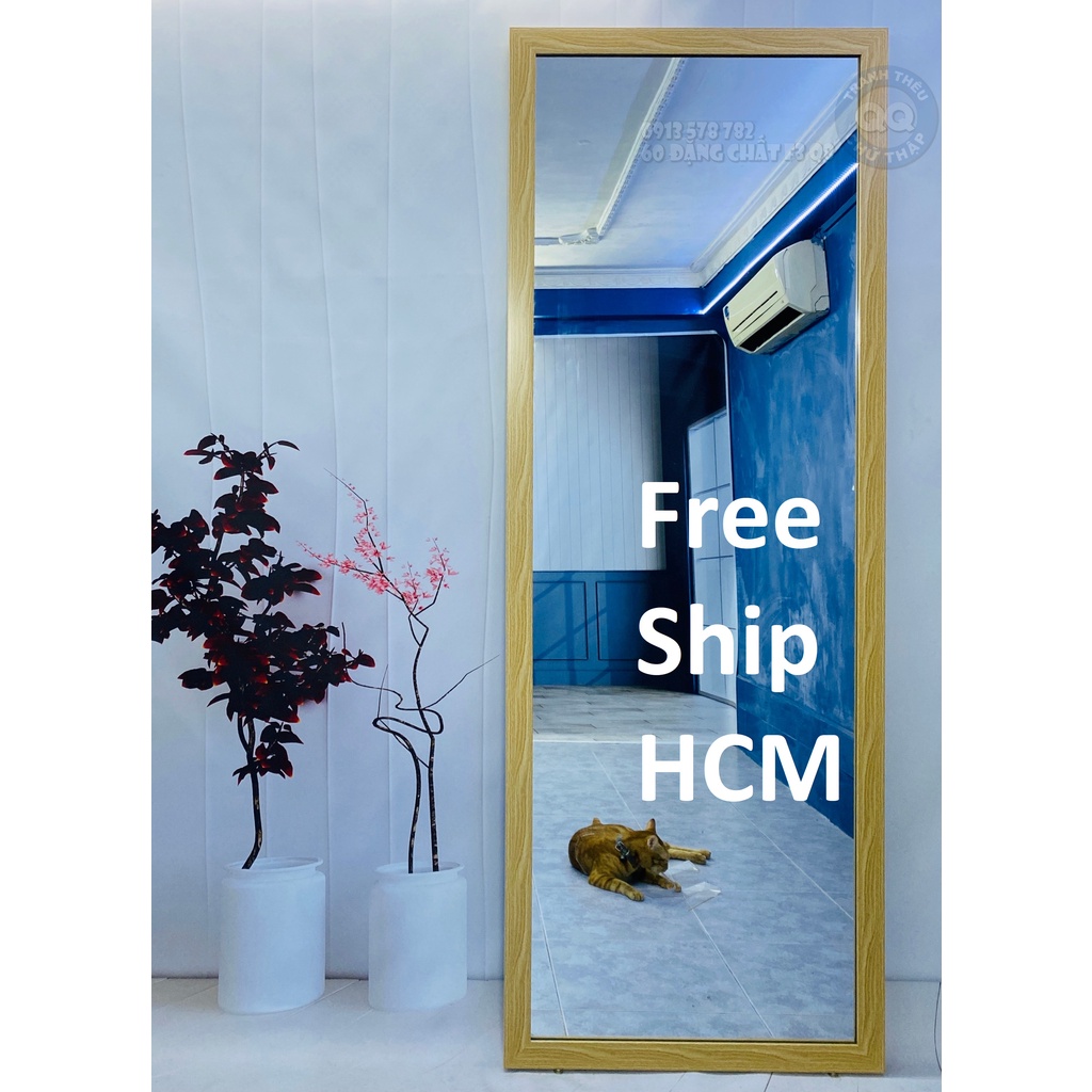 60x170cm gương soi toàn thân không chân vg gương treo tường