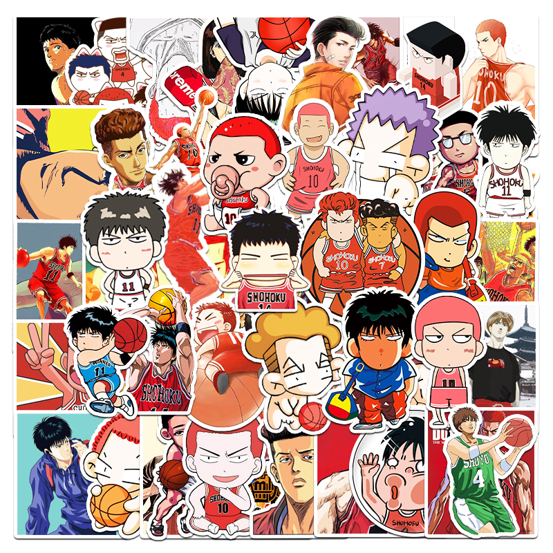 50 Miếng Dán Chống Nước Hình Đóng Sầm Vui Nhộn Thời Trang Hoạt Hình Miếng Dán Vinyl Cổ Điển Trượt Ván Trượt Tuyết, Nhãn Dán Sổ Tay Graffiti