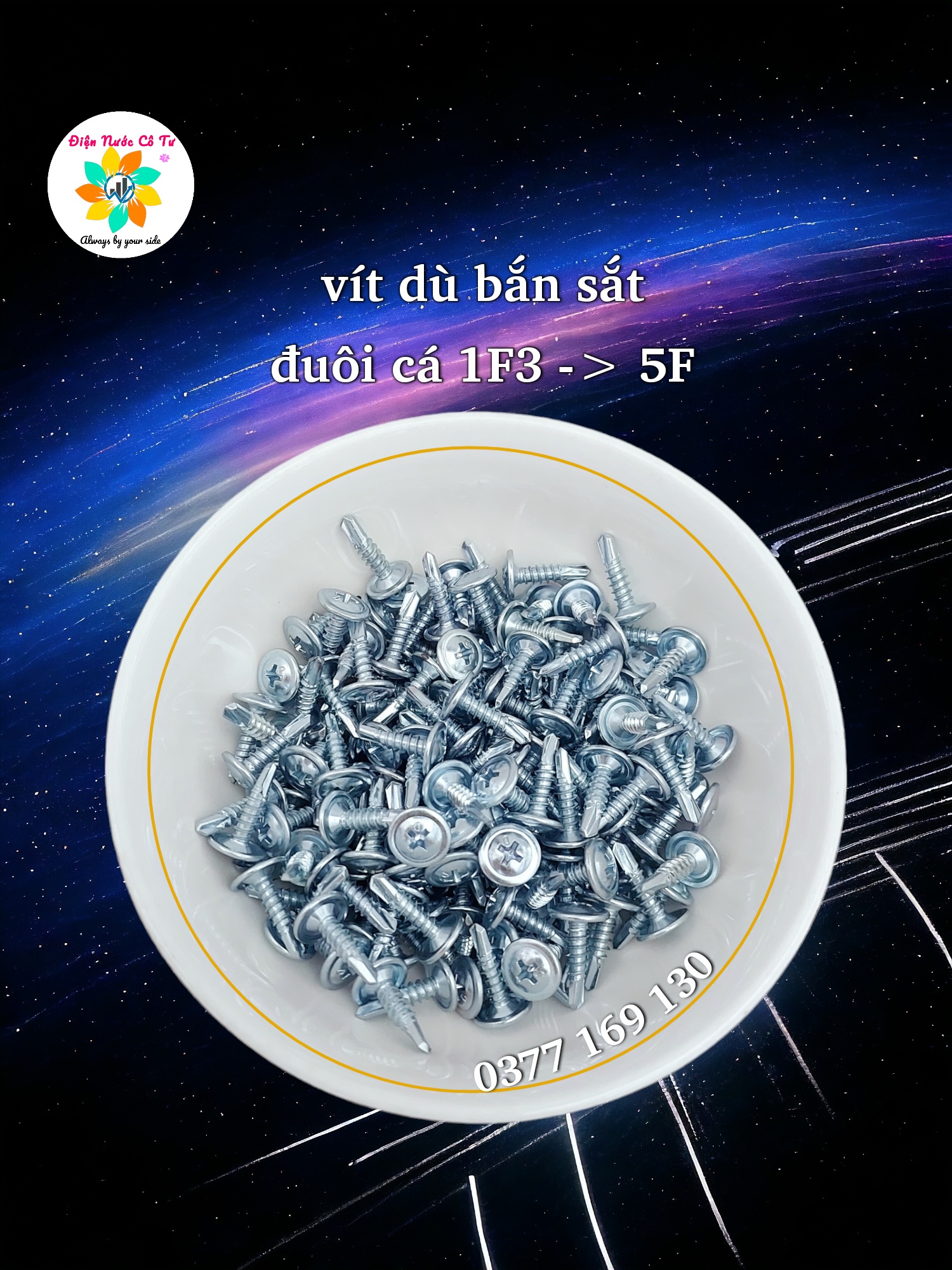 100gram  Vít đầu dù đuôi cá chuyên bắn sắt bắn tôn loại tốt Khủng Long