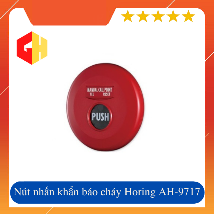 [HCM]Nút nhấn khẩn báo cháy Horing AH-9717