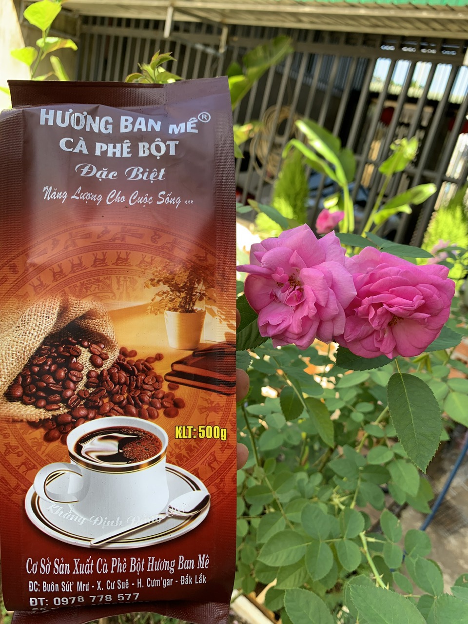 1kg cà phê rang mộc bột pha phin - cafe hương ban mê -tn1