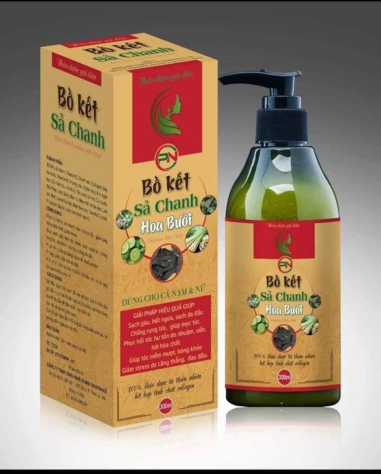 Dầu gội bồ kết sả chanh hoa bưởi