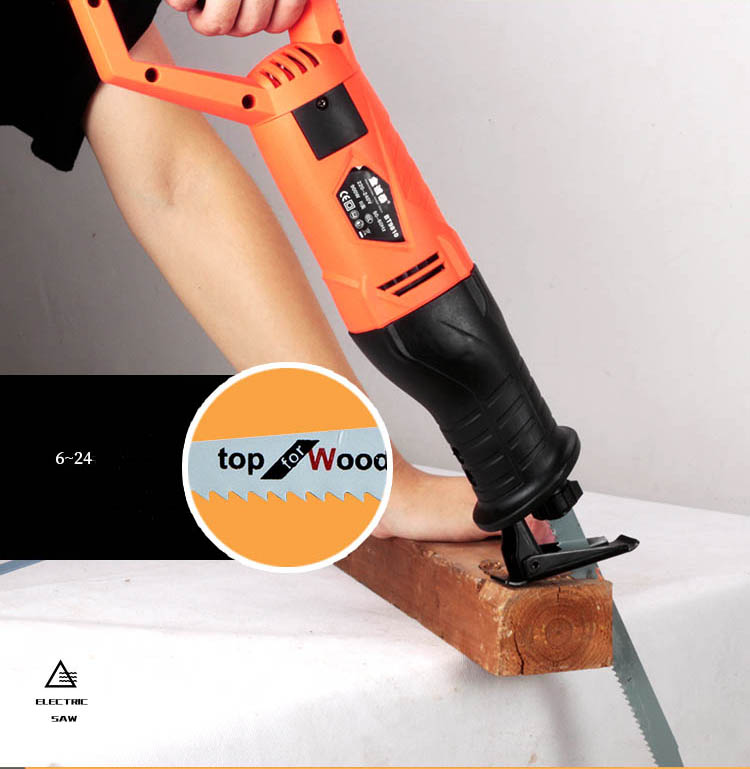Máy cưa tay điện,Máy cưa đa năng, Máy cưa kiếm 850W tặng kèm hộp nhựa, thiết kế chắc chắn, sử dụng an toàn