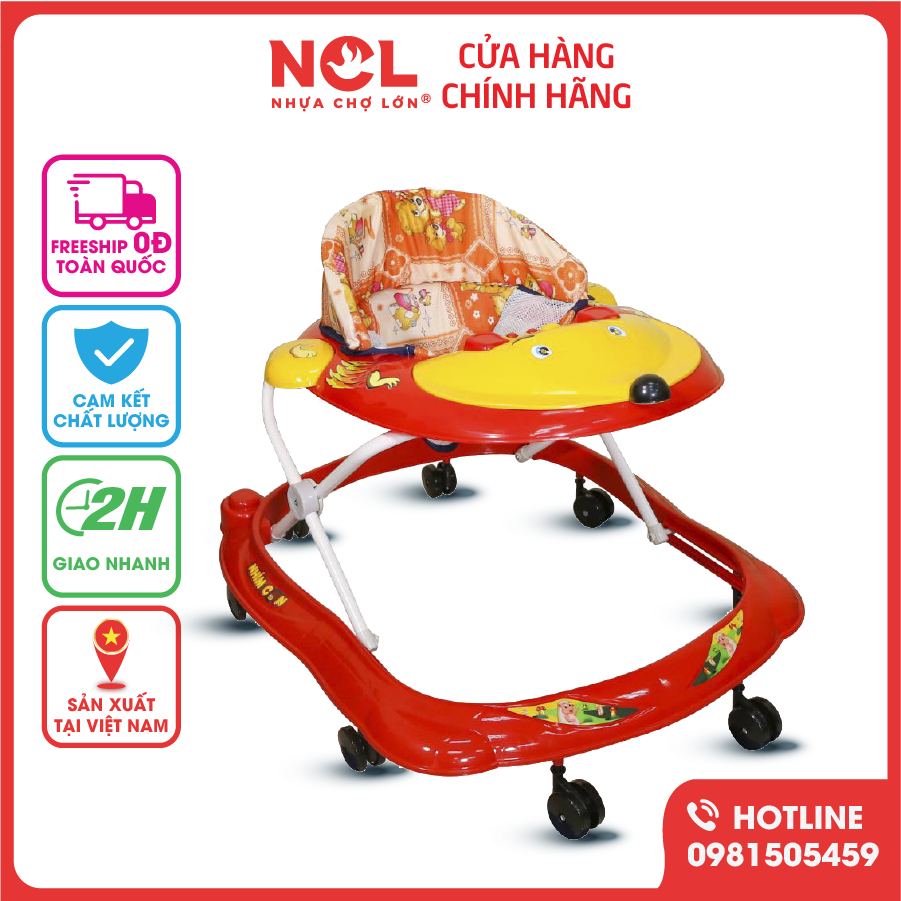 Xe Tập Đi Nhựa Chợ Lớn L3 Con Nhím (Không nhạc) Dành Cho Bé Từ 6 - 12 Tháng - M1486A-XTĐ