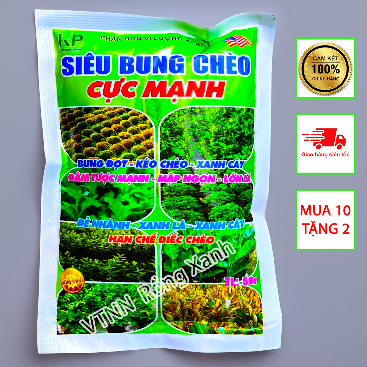 Phân bón siêu bung chèo đâm chồi đẻ nhánh vọt đọt mập đọt