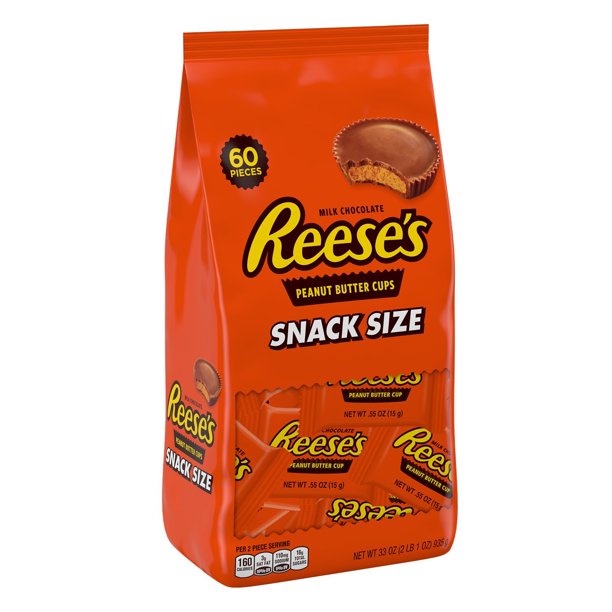Reese's socola đậu phộng Cups Candy Snack size 60 viên bill Mỹ