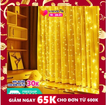 Dây Đèn Đom Đóm Xài Điện Đèn Led Decor Phòng Ngủ Đèn Trang Trí Noel Tiệc Tùng Quấn Cây LD